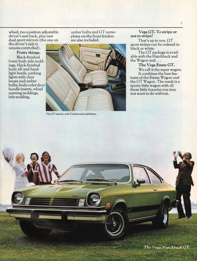 1975 Chevrolet Vega Canadian Brochure Page 2